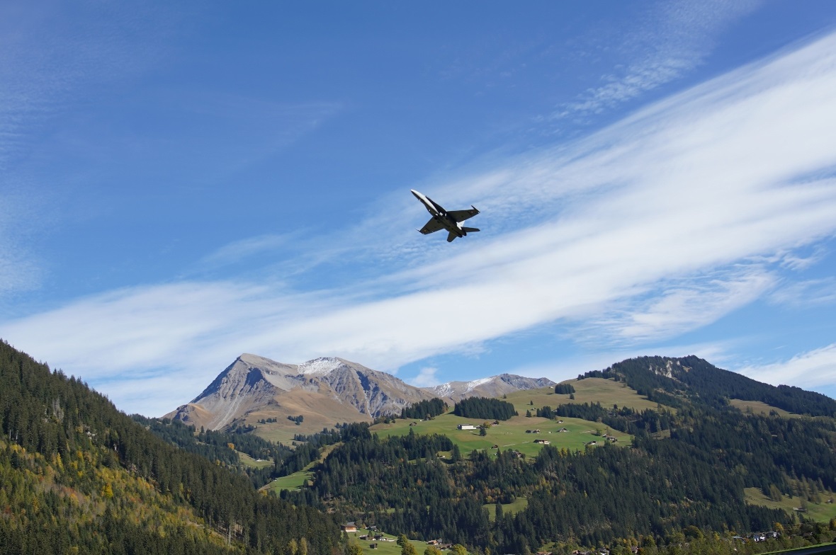 Start der F/A-18 in St. Stephan.