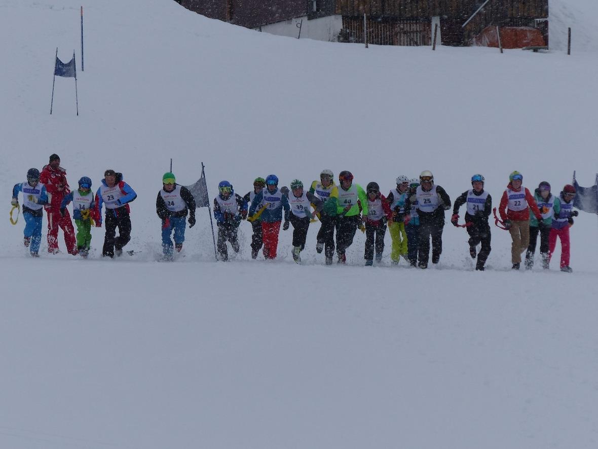 Start der Kinder, Damen, Sie und Er