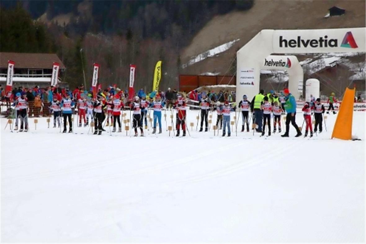 Start der U11-Mädchen.