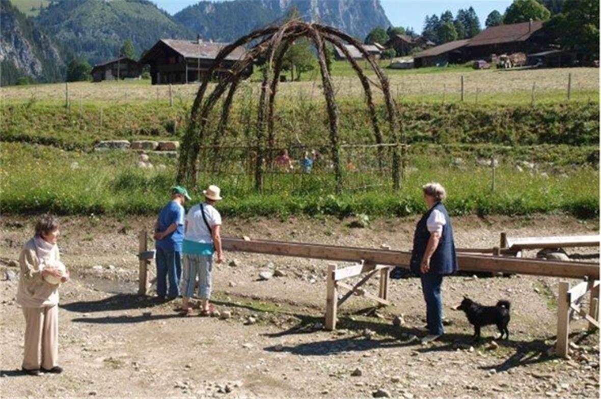 «Staunen» überall das grosse «Weidenhaus» ist noch kahl