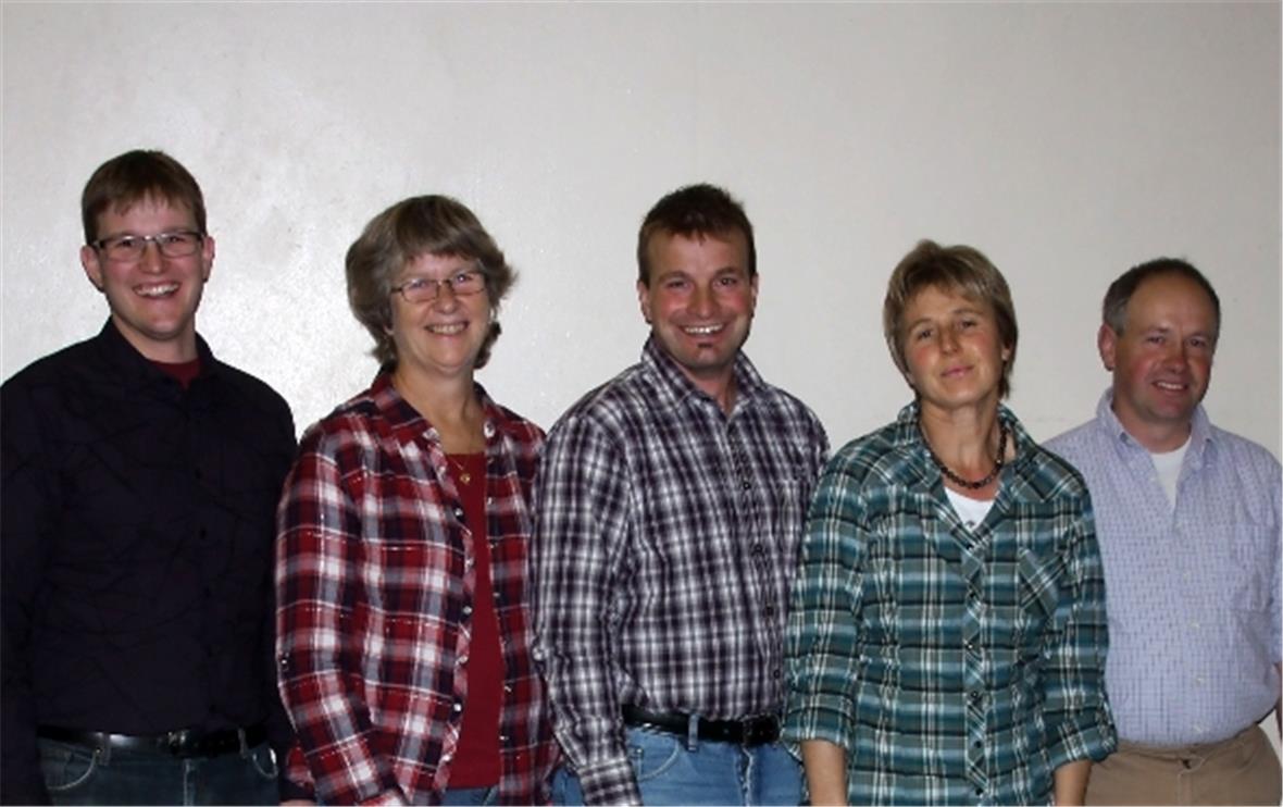 Stefan Blatti, Ruth Müller, Andy Gafner, Susanna Stocker und Ueli Heim