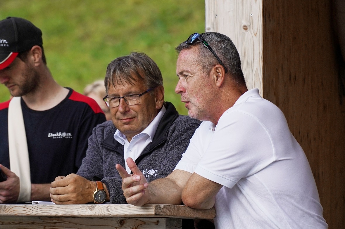 Stefan Schmid, Geschäftsführer Stockhornbahn AG und Remo Kobluk,  Geschäftsführe...
