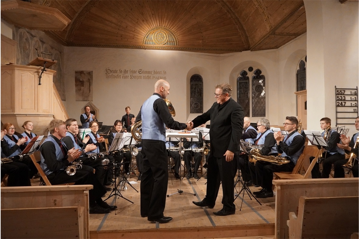 Stephan Kunz beeindruckte mit seinem Euphonium-Solo.