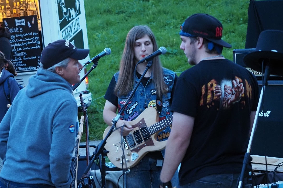 Stephan Zeller gibt den Newcomern die letzten Tipps.