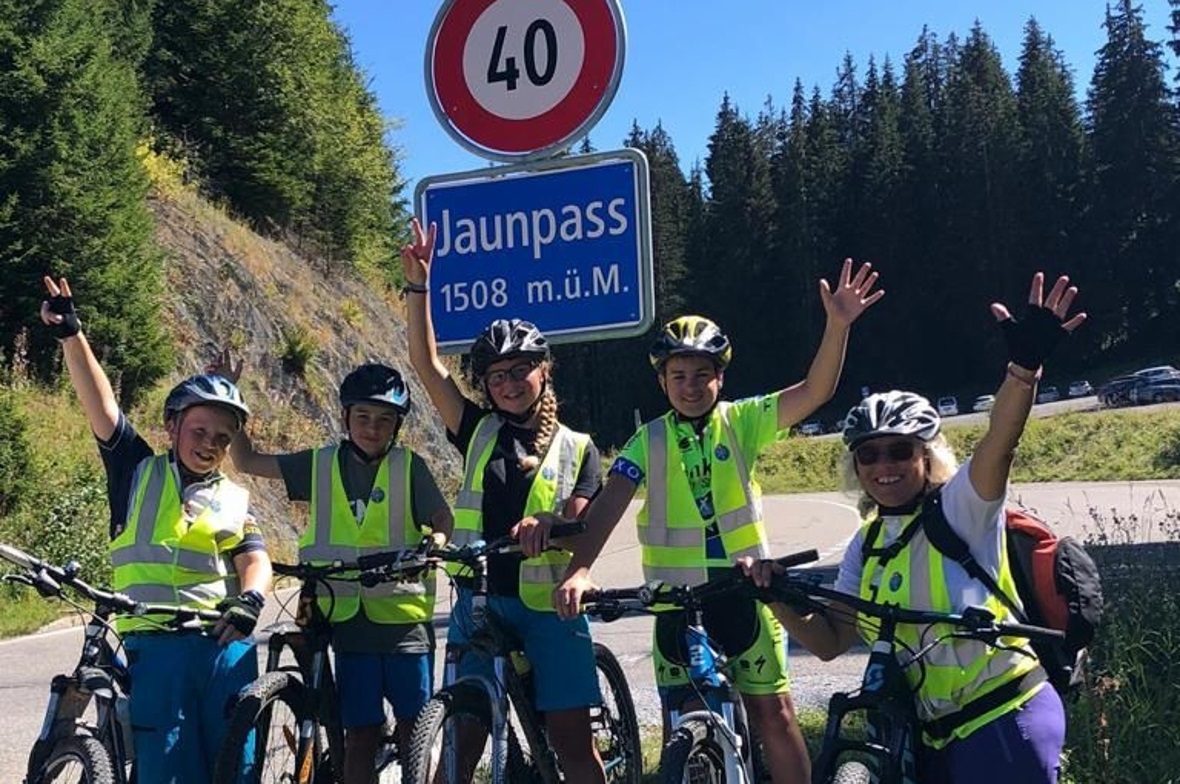 Stolze Gesichter nach den 288 geschafften Kilometern.