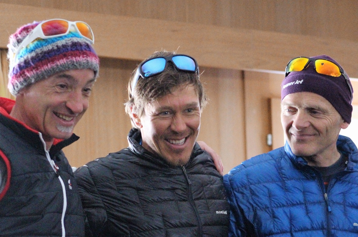 «Strahlemänner»: Die Sieger der Herren: Lukas von Känel,  Peter Hutmacher und Pe...