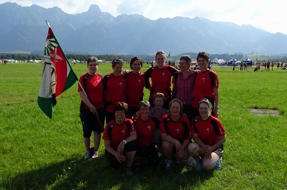 Strahlende Gesichter am Kantonalen Turnfest in Thun.