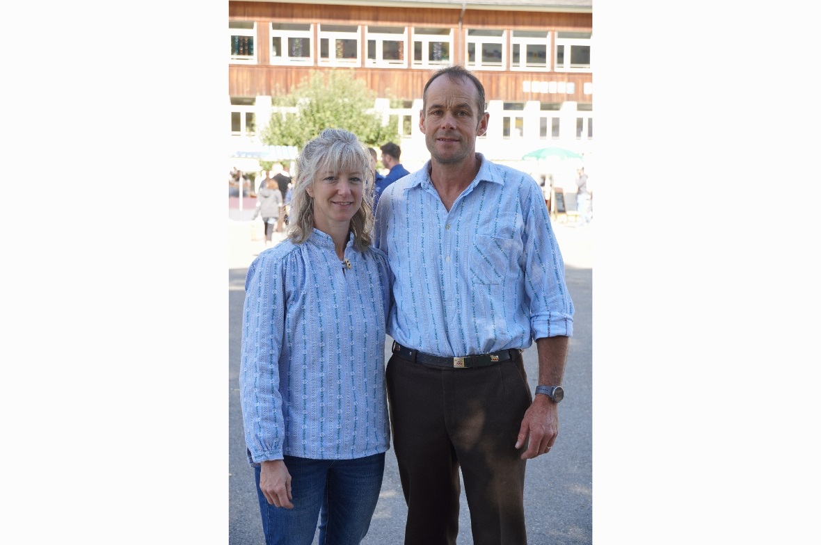 Susanna und Heinz Wittwer, OK-Präsident.