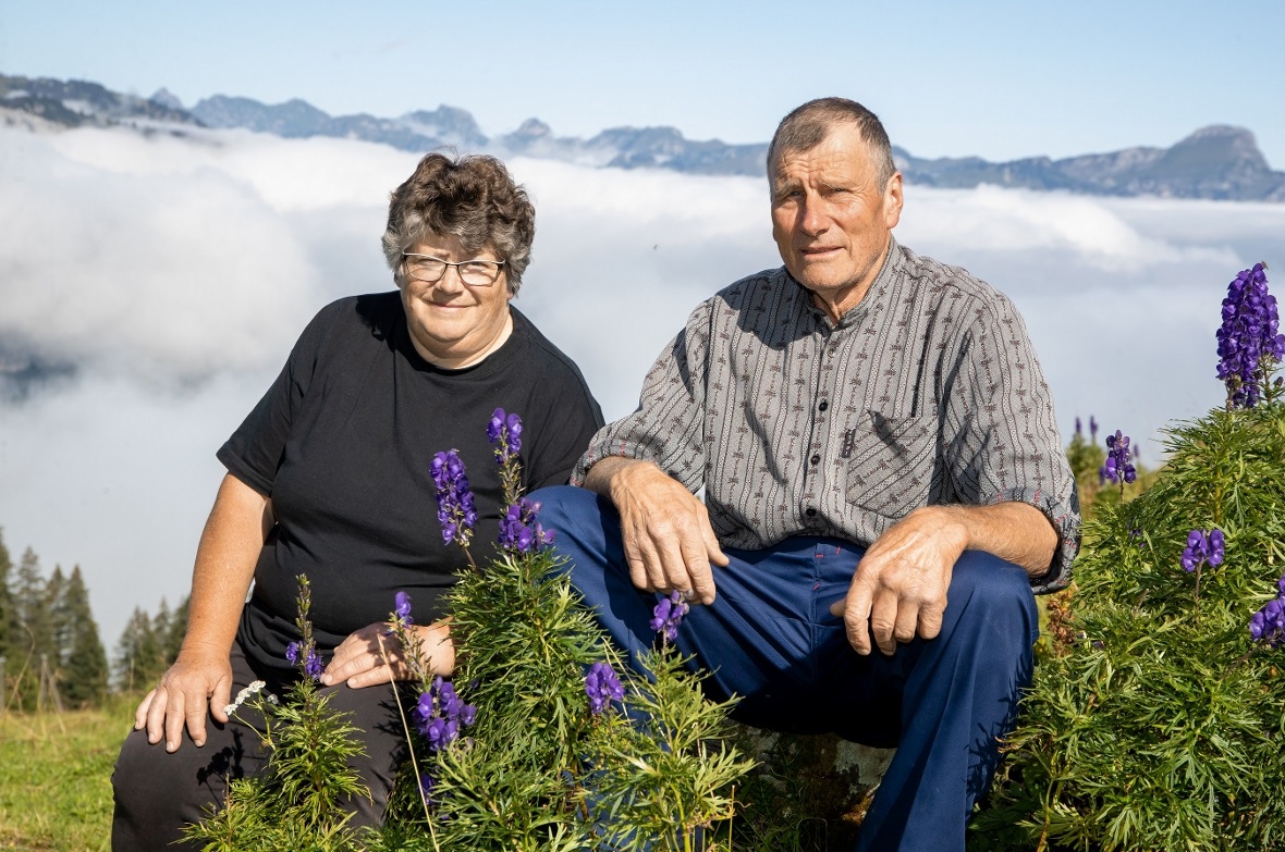 Susanne und Andreas Stocker verabschiedeten sich vom Maienfall.