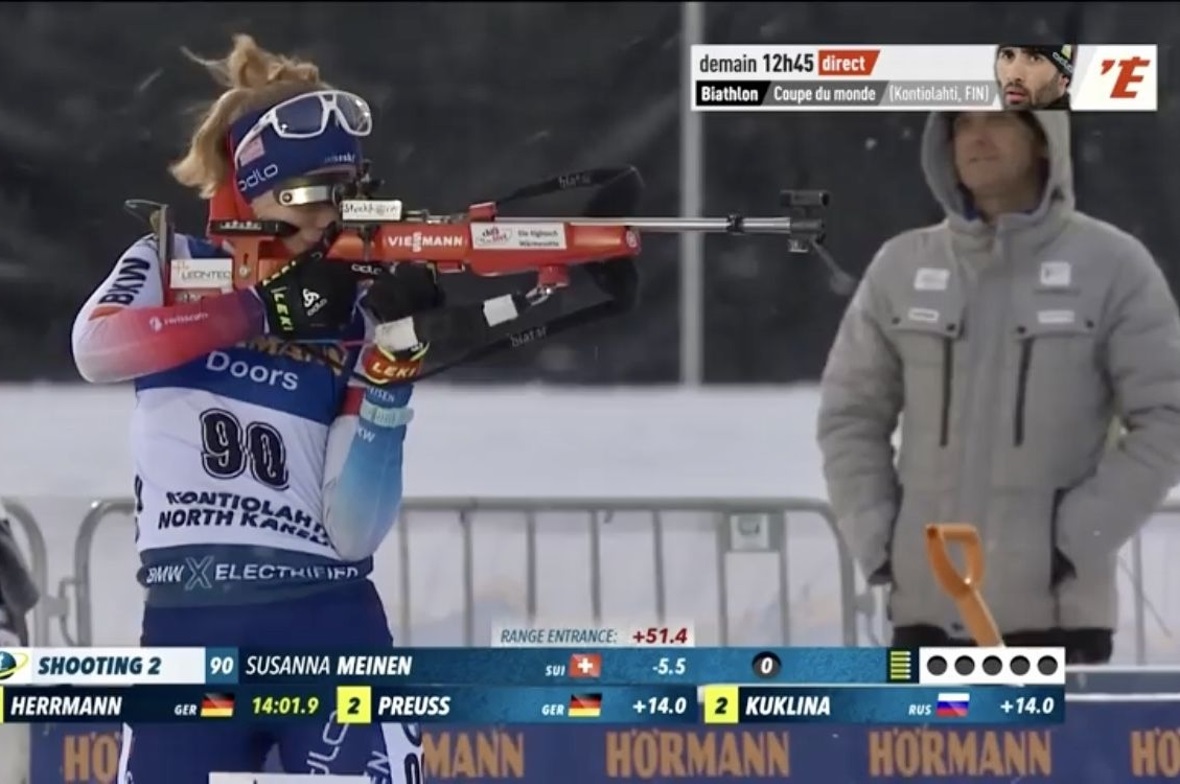 Susi Meinen aus Reidenbach bei ihrem Weltcup-Einsatz in Kontiolahti.