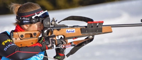 Susi Meinen in Aktion.