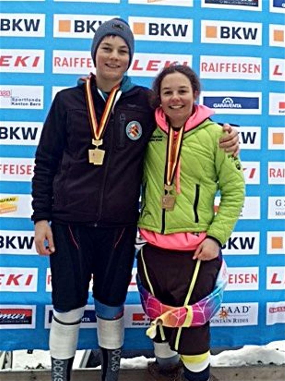 Tagessieger der BOSV Meisterschaft: Florian Kunz (U16), Sue Fuchs (U14).