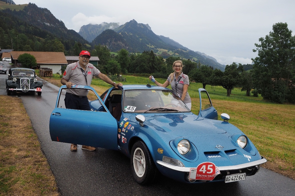 Team Breguet / de Moura, CH, mit Opel GT 1900 AL, Baujahr 1969