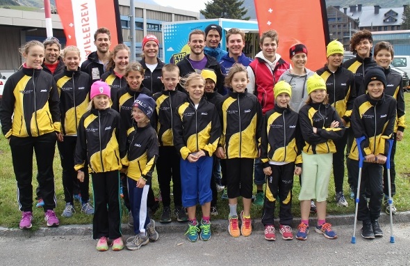 Team Skiklub Zweisimmen am Nordic Weekend.