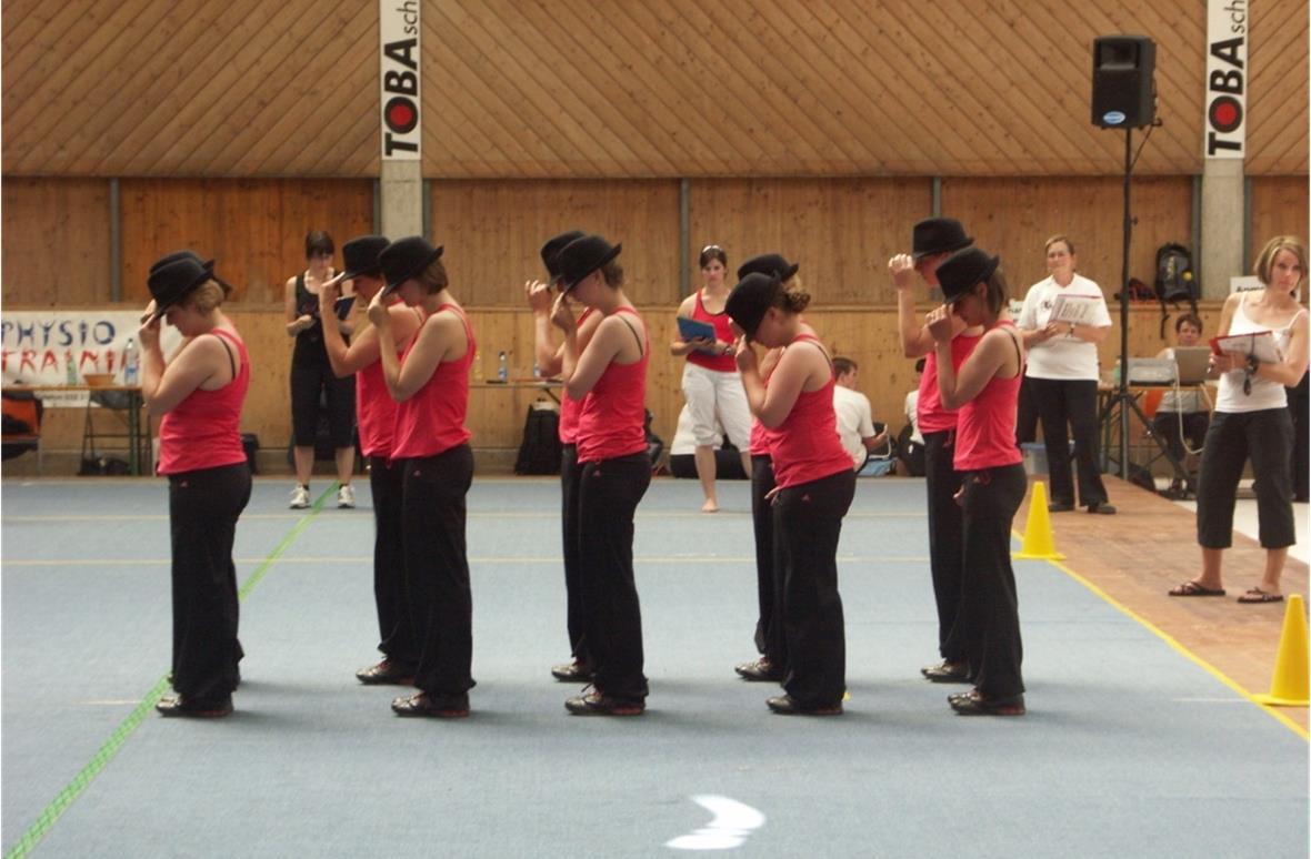 Teamaerobic mit Hut