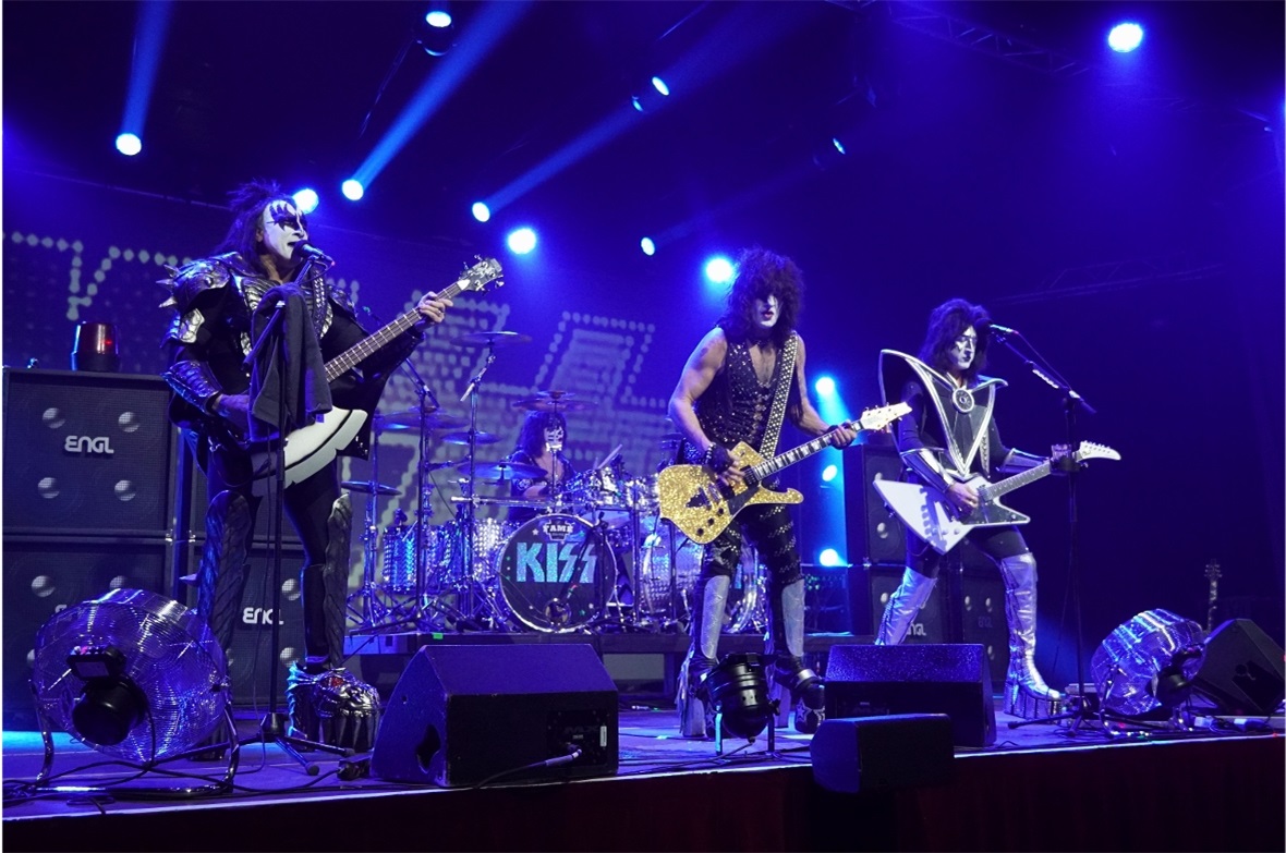 The Kiss Forever Tribute Band brachte das Publikum auf den Siedepunkt.
