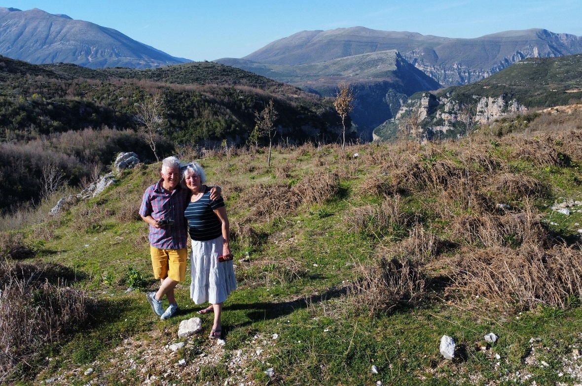 Thomas und Regula Näf aus Zweisimmen in Albanien unterwegs.