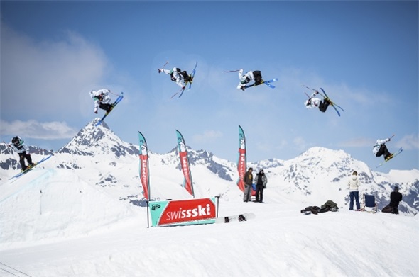 Till Matti an den Schweizermeisterschaften in voller Aktion.