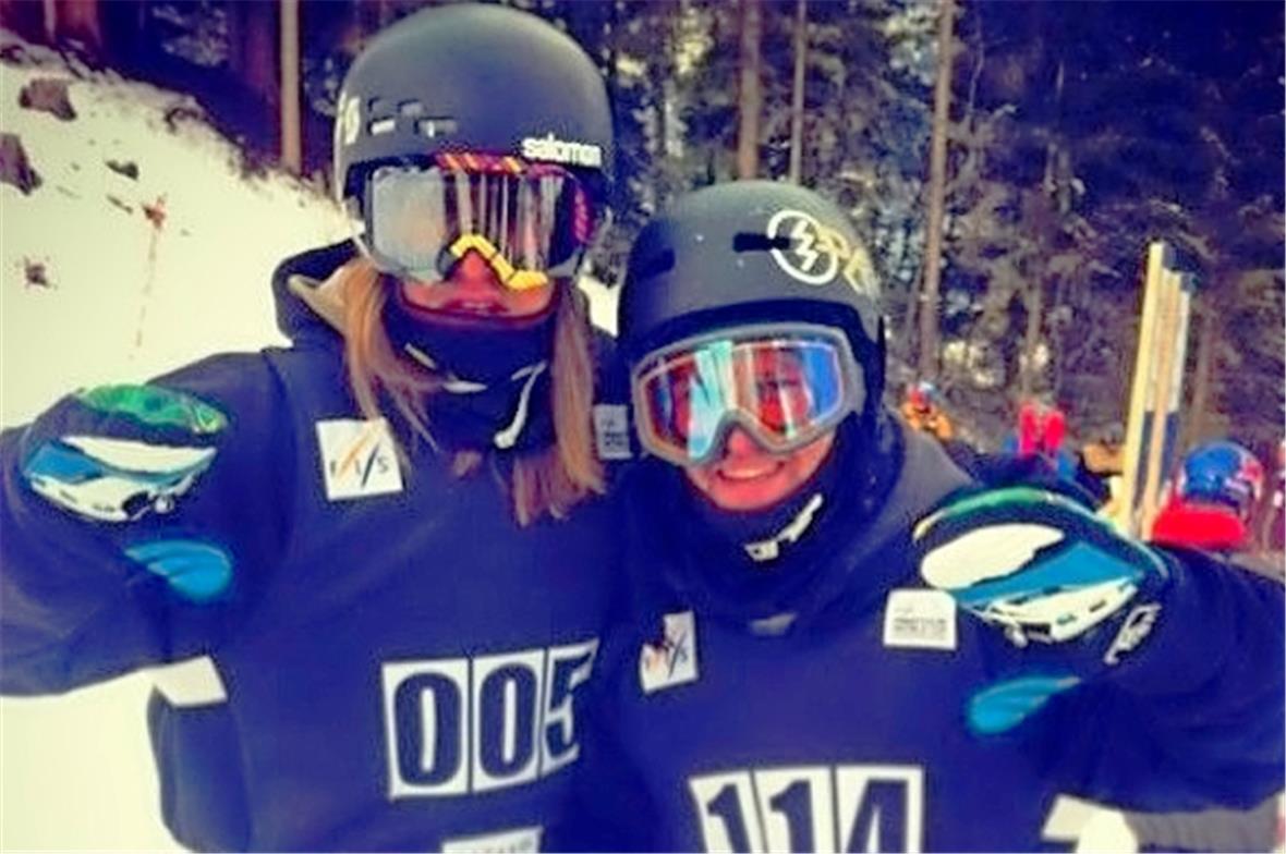 Till und Yves am Weltcup in Gstaad.