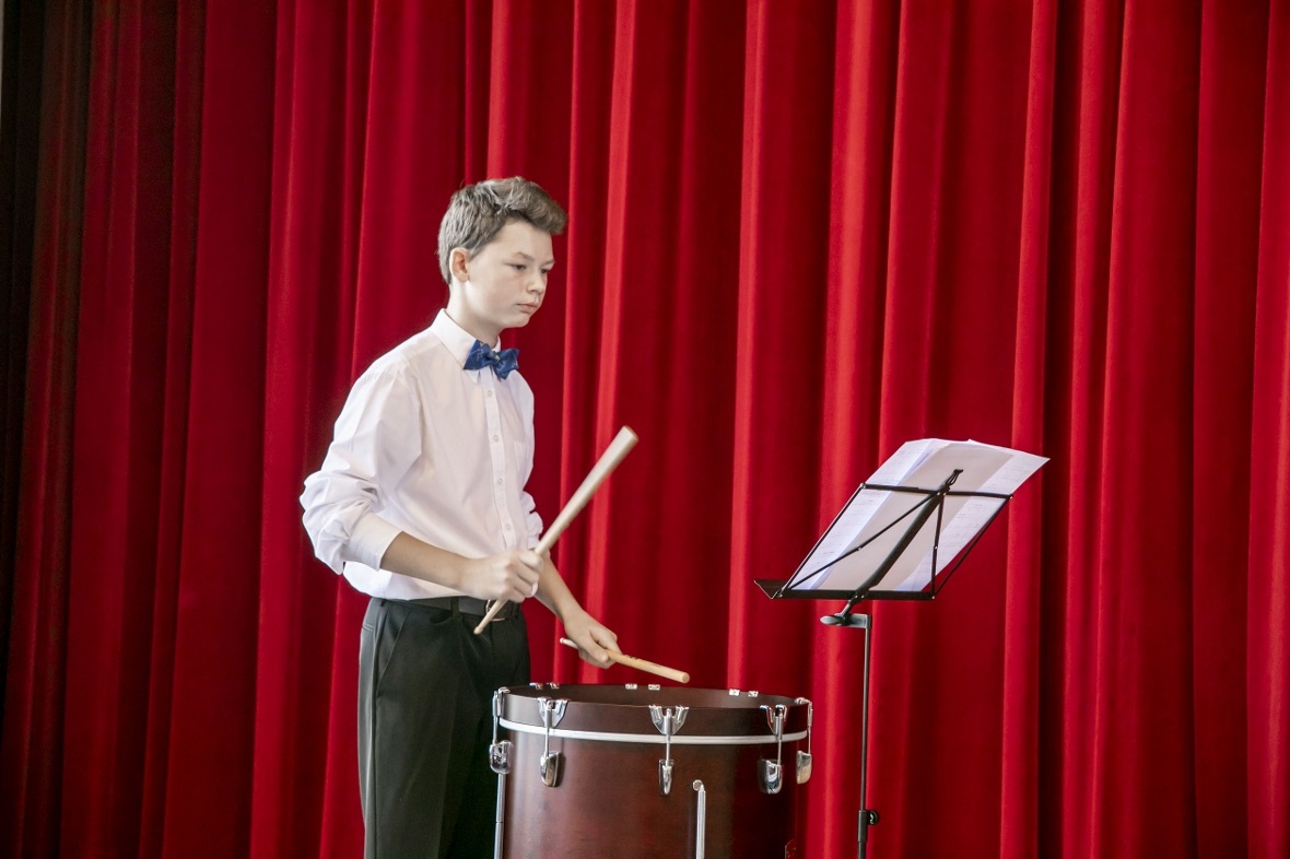 Tim Klossner spielte schon bei der grossen Musik.
