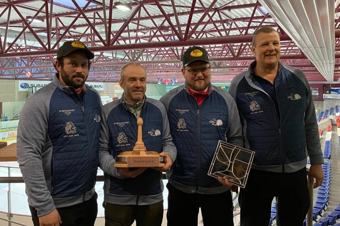 Tobias Bischoff, Andreas Bischoff, Heinz Knöri und Bernhard Vorderegger.