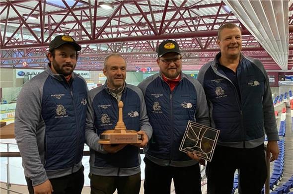 Tobias Bischoff, Andreas Bischoff, Heinz Knöri und Bernhard Vorderegger.