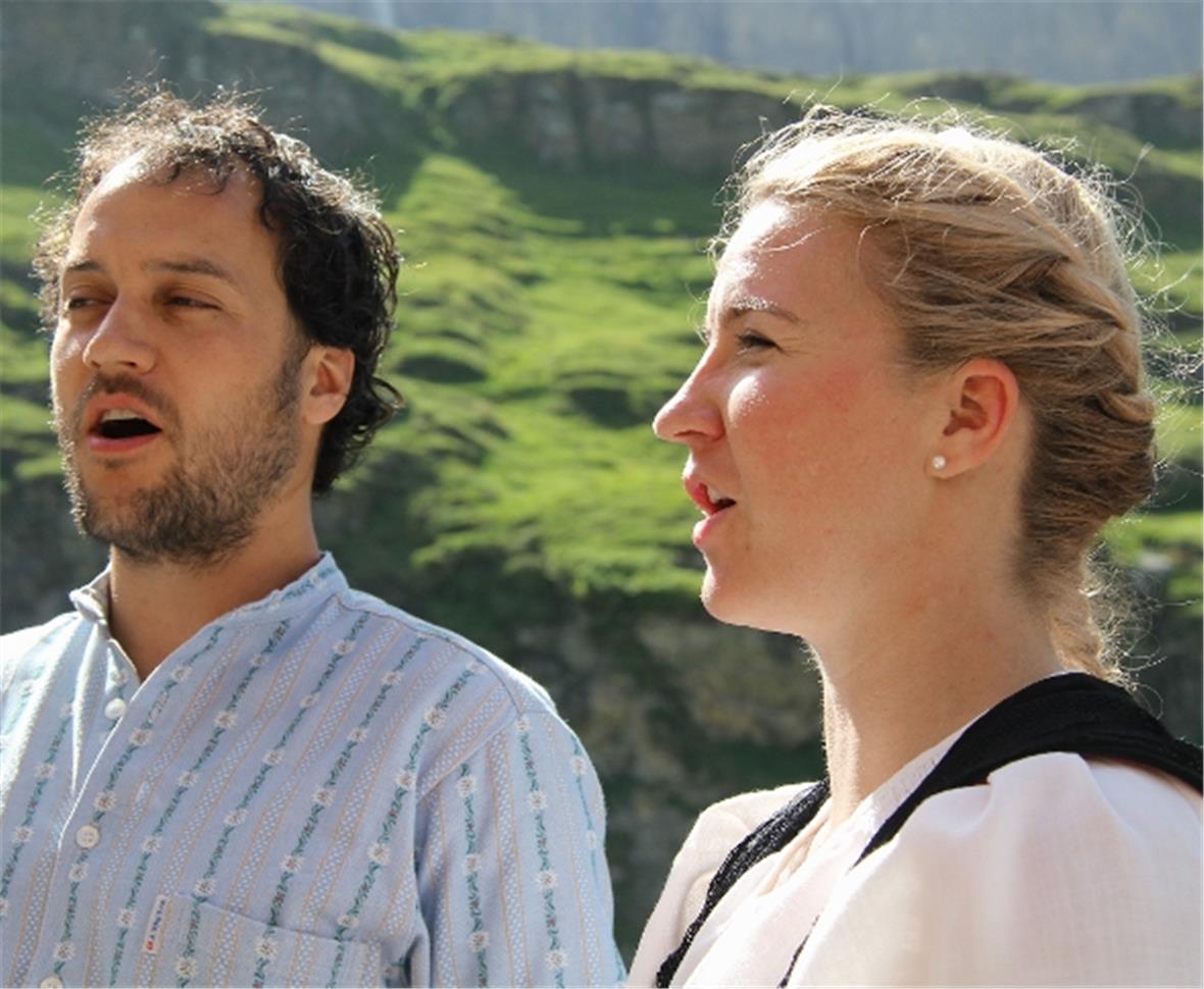 Tobias König und Barbara Klossner mit ihren lustigen Schaueinlagen.