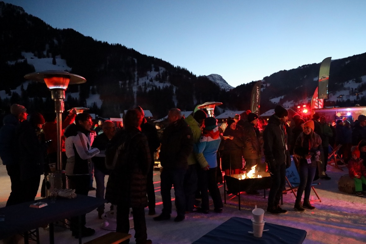 Tolle Abendstimmung am Lenk unplugged 2019.