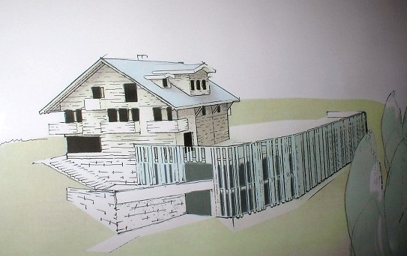 Traditionell und modern: So soll die Hamilton Lodge am Rinderberg aussehen.