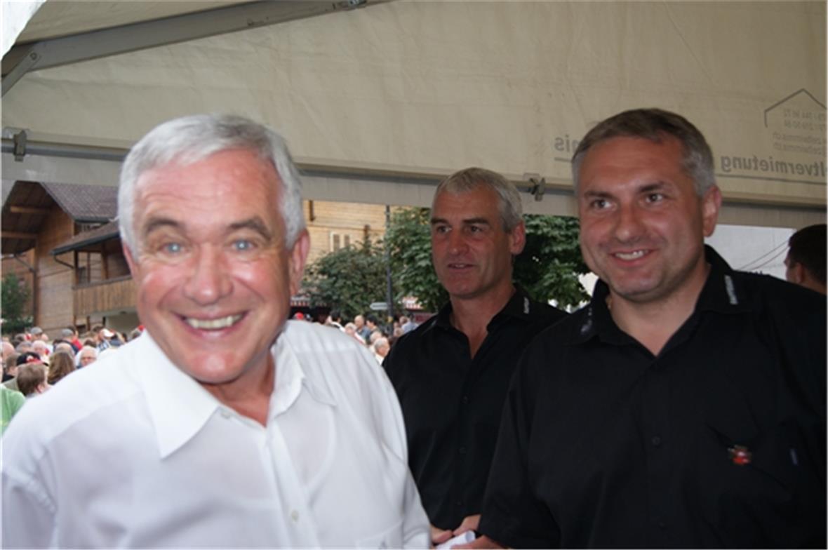 Trainer-Erfolgsduo Hanspeter Latour und Samuel Feller: Der Fussballtrainer hatte...