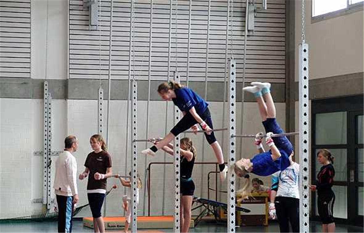 Trainingsstunde am Reck