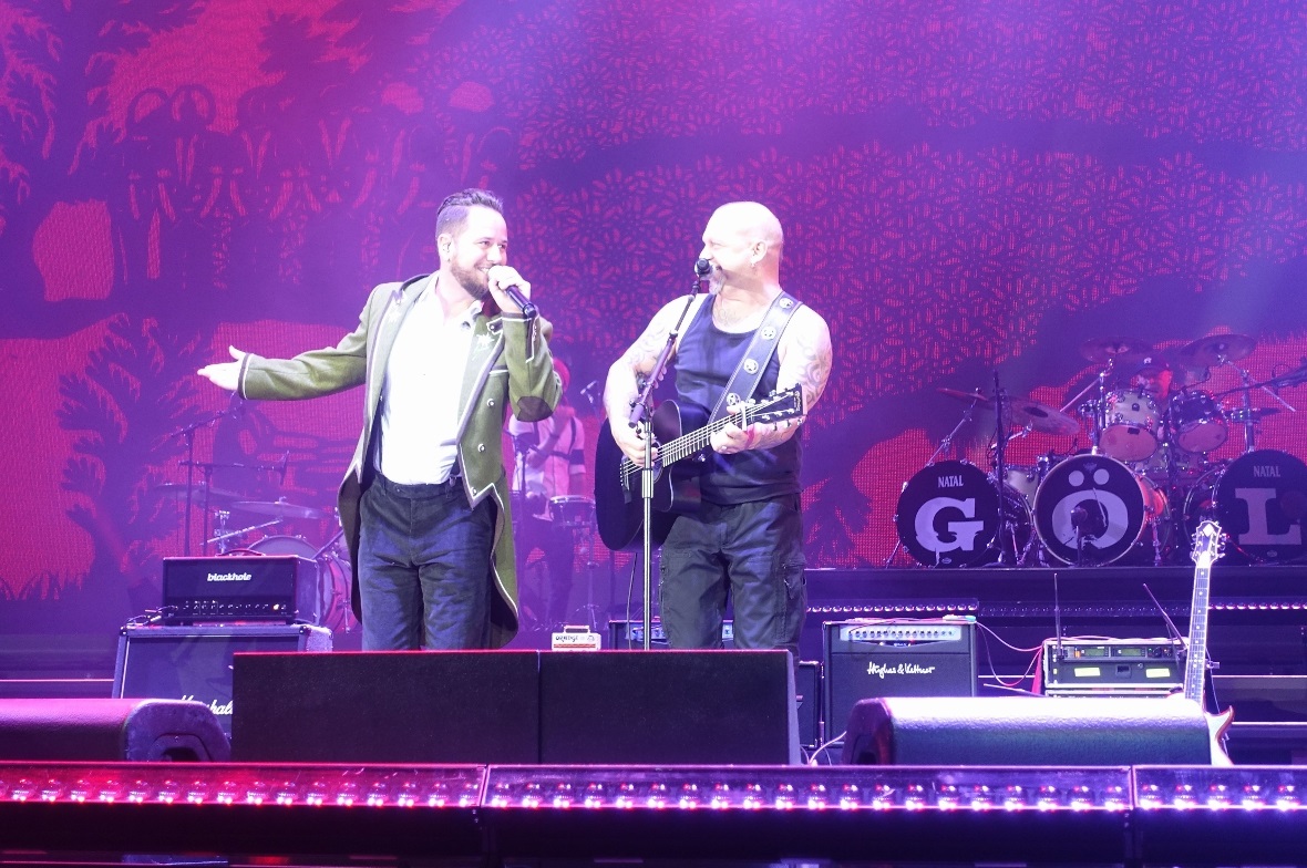 Trauffer und Gölä verkündeten einen gemeinsamen Auftritt im August 2020.