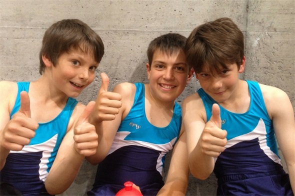 Turner K3: Timon, Jan und Reto.