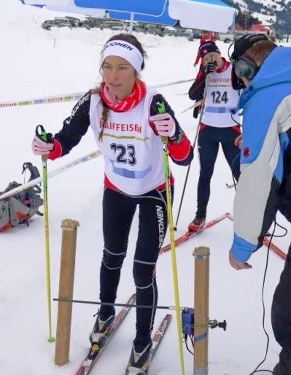 U20-BOSV-Meisterin Tatjana Gyger am Start.