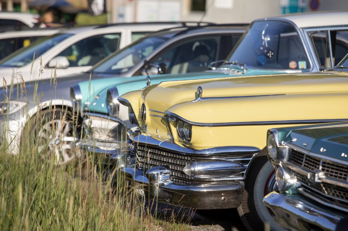 US Cars wurden bestaunt.