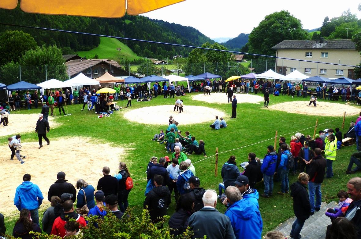 Übersicht über das Wettkampfgelände.