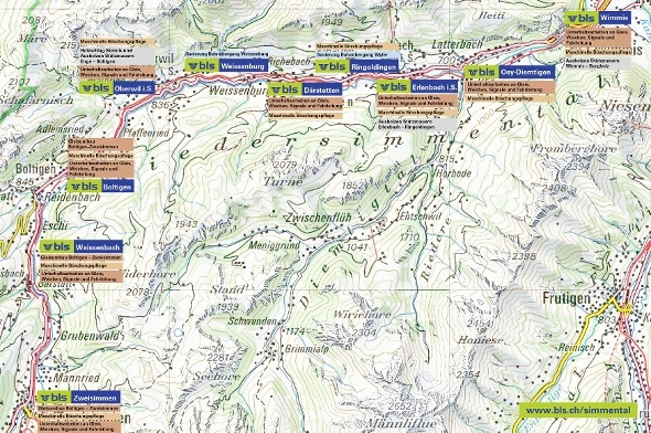 Übersichtsplan der Bauarbeiten