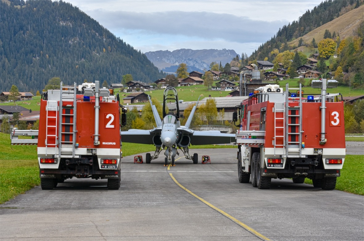 Übungen standen auch für die Feuerwehr an.
