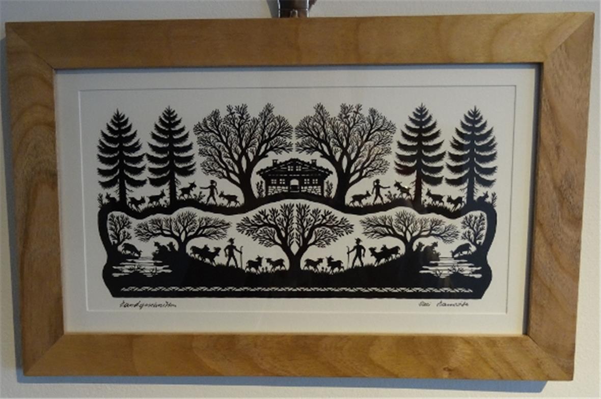 Ueli Hauswirth’s Bächlein lässt eine Tiefenwirkung erkennen.