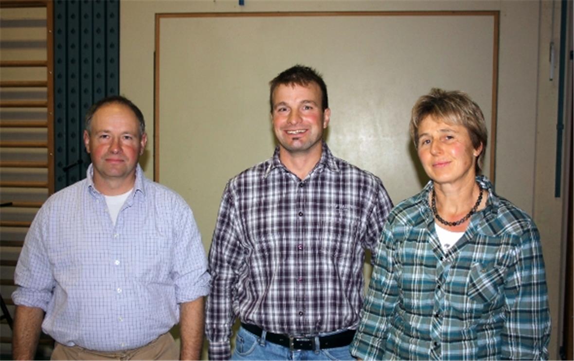 Ueli Heim, Andy Gafner und Susanna Stocker