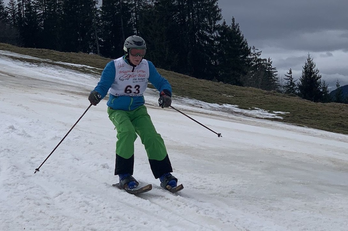 Ueli Mani auf seiner Siegesfahrt.