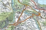 Umleitungsroute von Spiez nach Wimmis.