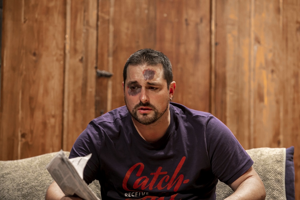 Und das ist dann das Ergebnis, wenn die Frau des Hauses es sieht: Leicht lädiert...