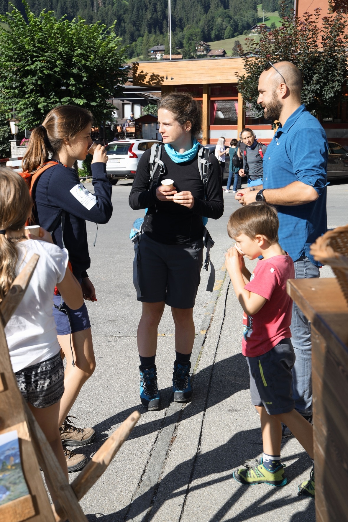 Und so kommen sie ins Gespräch