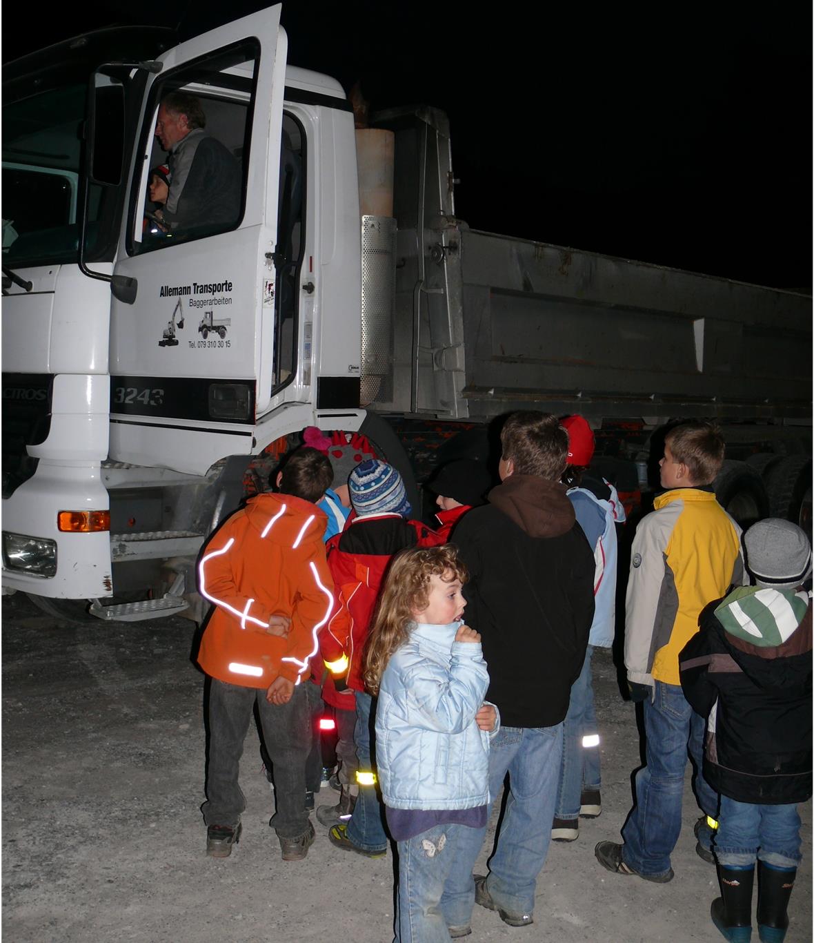 Und wie ist die Sicht von ganz oben aus einem Lastwagen heraus?»