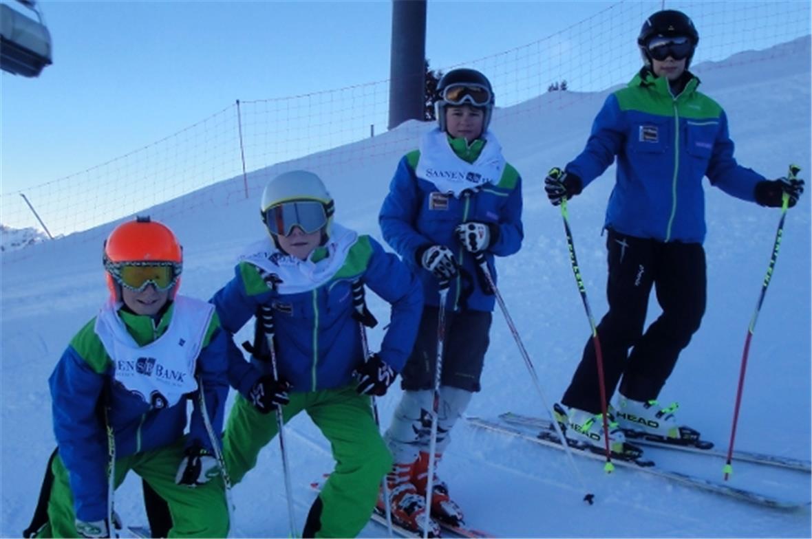 Unsere Lizenzierten Simon und Reto Allemann, Michael Knöri sowie Fabio Matti.
