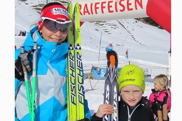 Unsere erfolgreichen Biathleten Yara und Res.