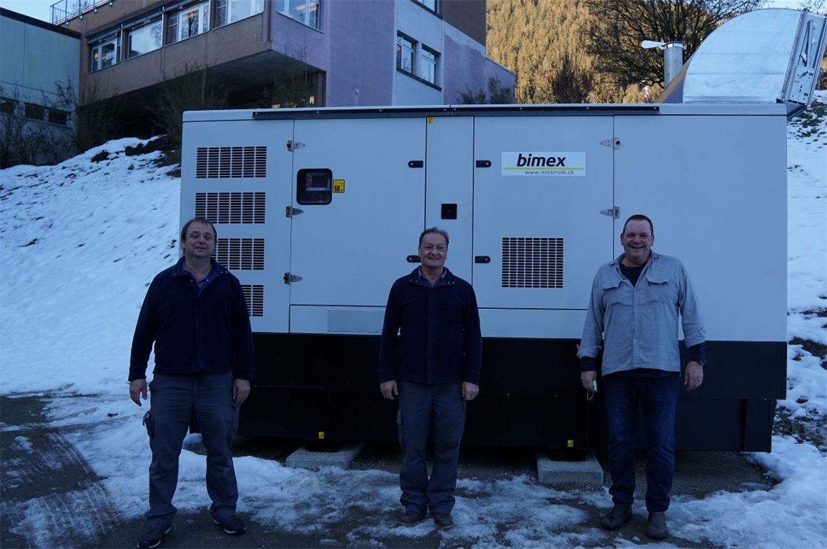 Unter Dauerstrom: Andreas von Weissenfluh und Hanspeter Streit (beide Haustechni...