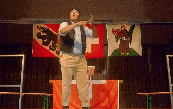 Unterhalter Martin Sumi im Element