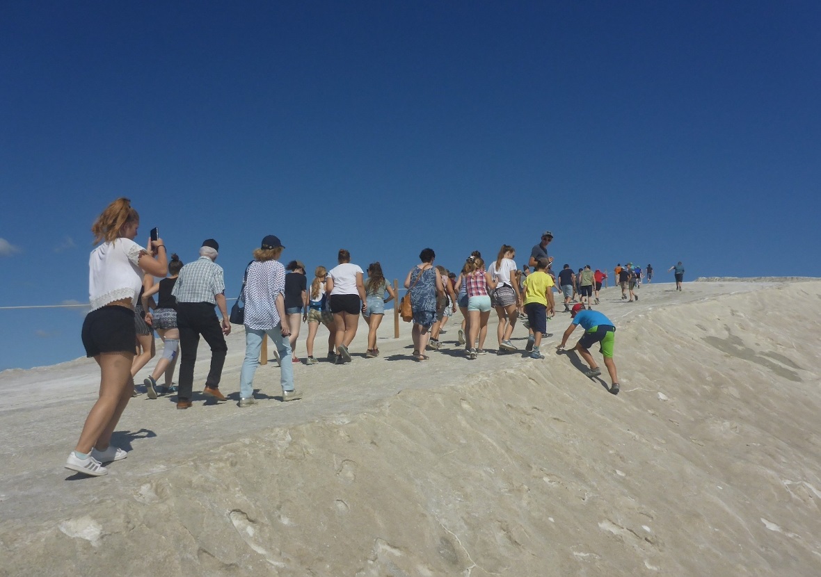 Unterwegs auf dem Salzberg.